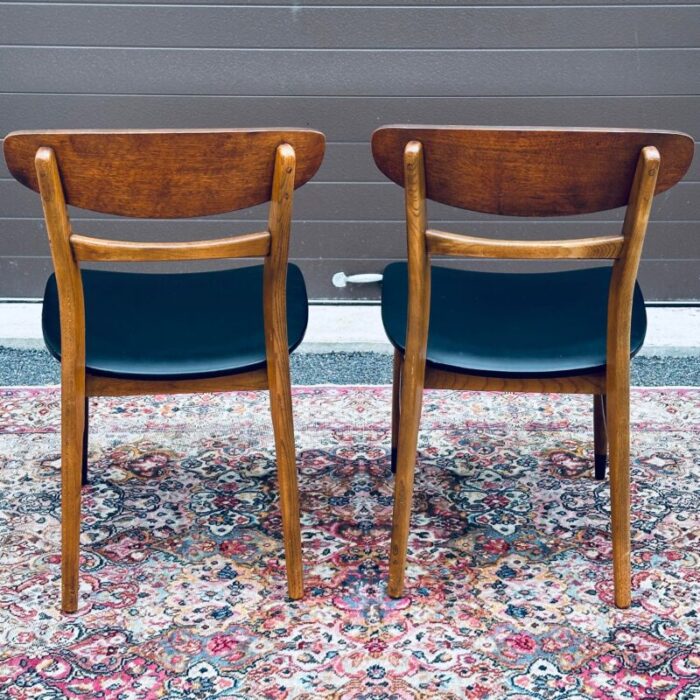 mid century modern lane acclaim dining side chairs a pair 2702