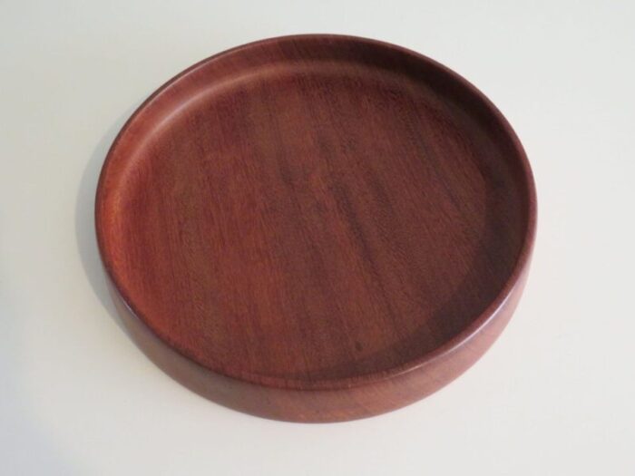 mid century modern teak serving bowl denmark 1970s 1