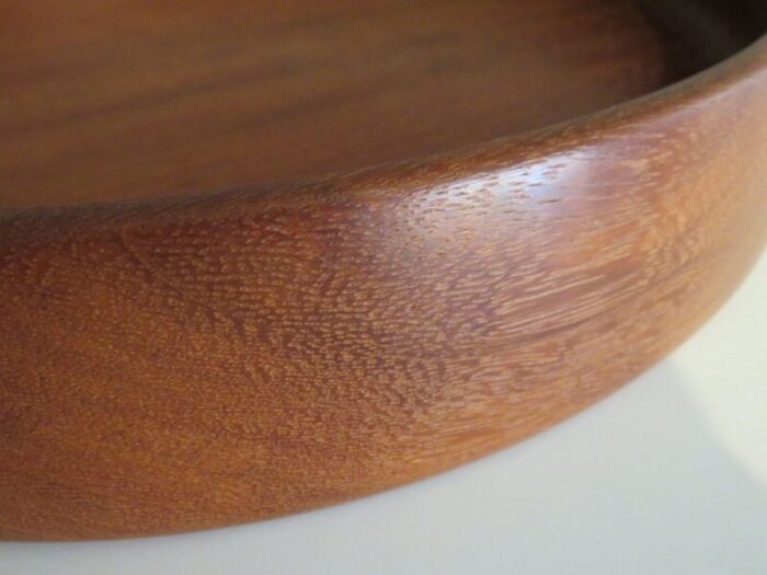 mid century modern teak serving bowl denmark 1970s 2