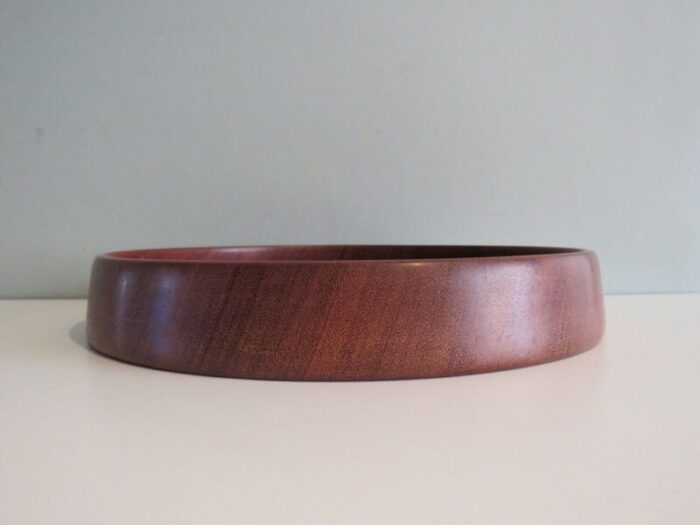 mid century modern teak serving bowl denmark 1970s 3