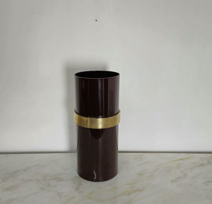 mid century plastic and brass decor italy 1970s 6