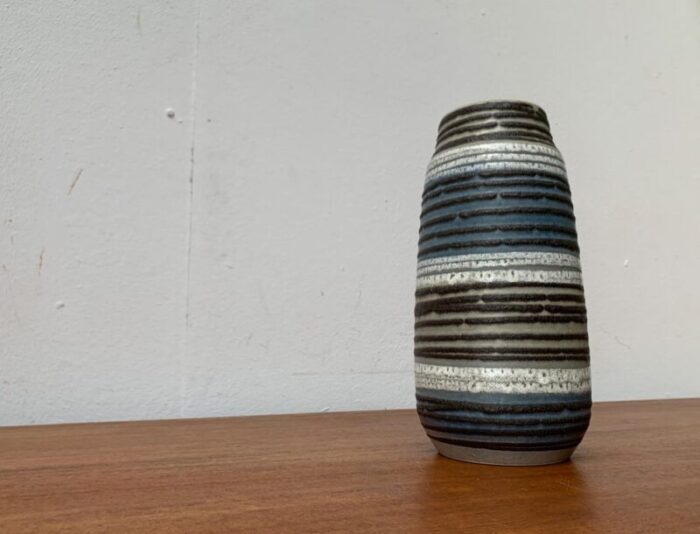 mid century west german pottery wgp fat lava vase from scheurich 1960s 7