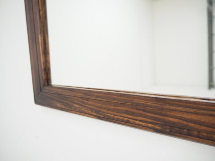 mid century wooden wall mirror 1960s 9