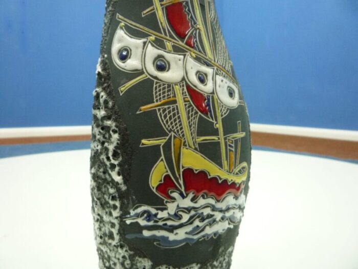 mid centuy italy sculpture san marino vase 1950s 8045