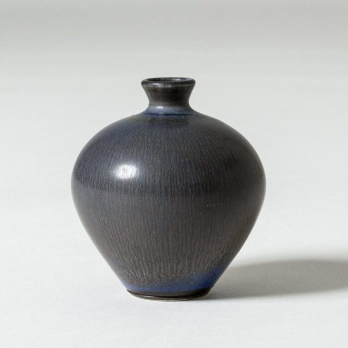 miniature stoneware vase by berndt friberg for gustavsberg 1950s 1