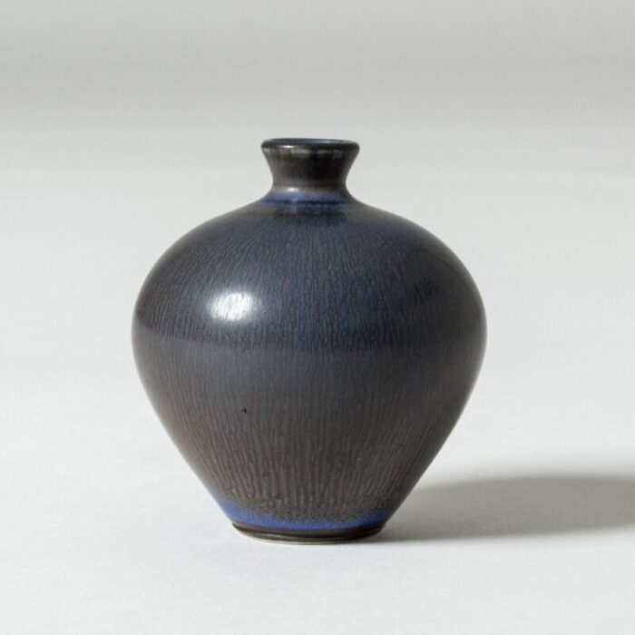 miniature stoneware vase by berndt friberg for gustavsberg 1950s 2