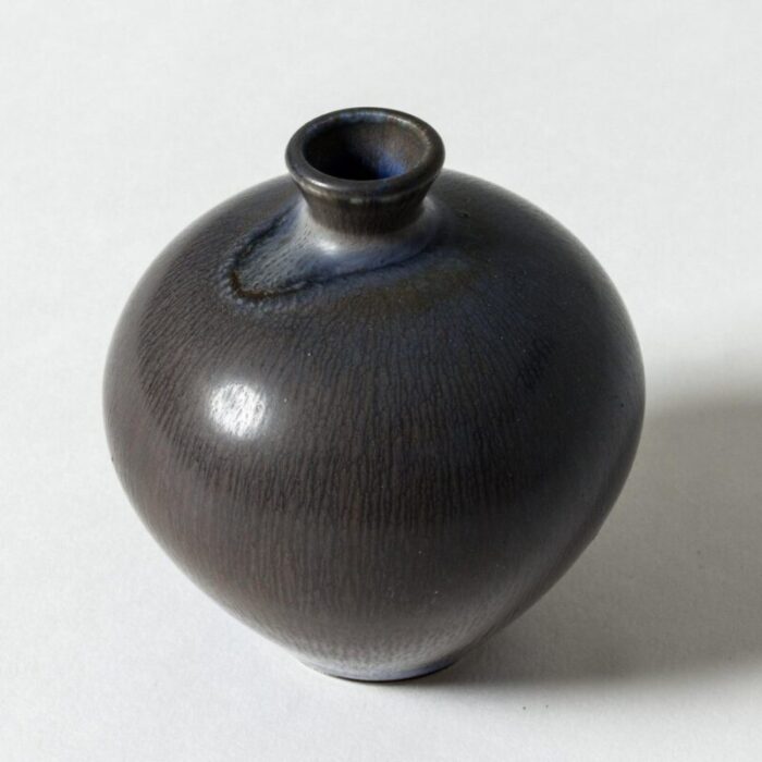 miniature stoneware vase by berndt friberg for gustavsberg 1950s 4