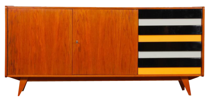 model u 460 oak sideboard by jiri jiroutek 1960s 7901