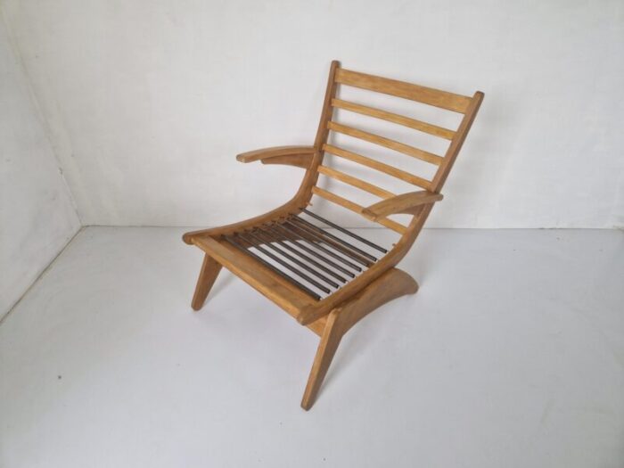 modernist oak easy chair by jan den drijver 1940s 2891