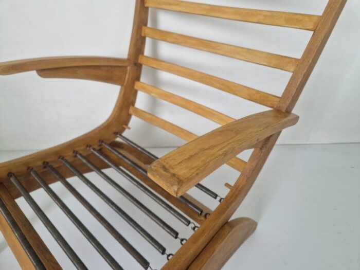 modernist oak easy chair by jan den drijver 1940s 7733