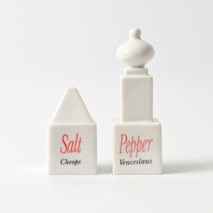 monumenti salt and pepper shakers by matteo thun for arzberg 1980s set of 2 1