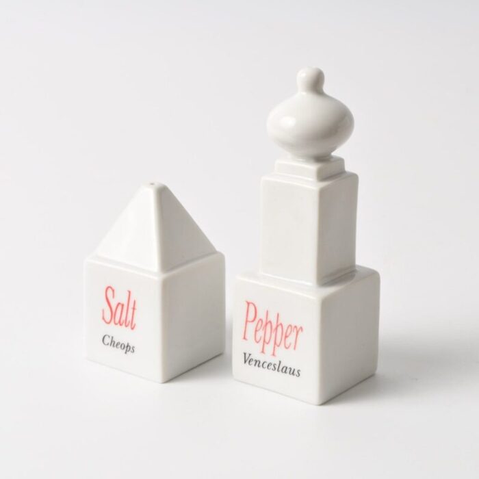 monumenti salt and pepper shakers by matteo thun for arzberg 1980s set of 2 2