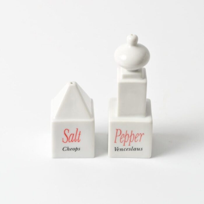 monumenti salt and pepper shakers by matteo thun for arzberg 1980s set of 2 3