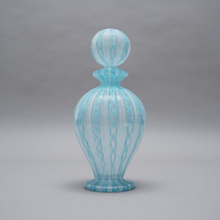 murano glass carafe in the style of venini 1960s 2