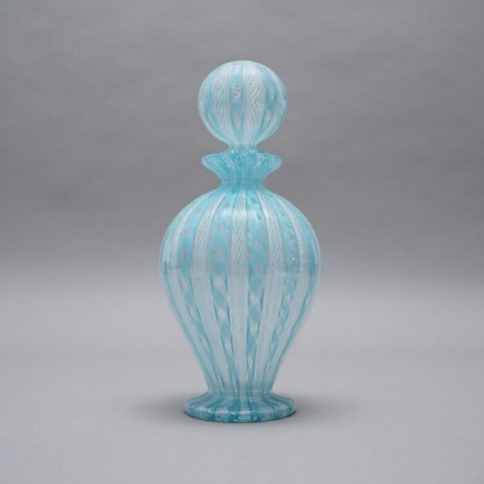 murano glass carafe in the style of venini 1960s 3