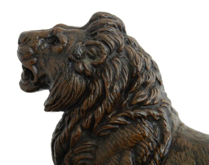 napoleon french lion inkwell desk inkstand 1890s 2