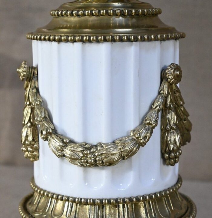 napoleon iii ceramic oil table lamp 19th century 15