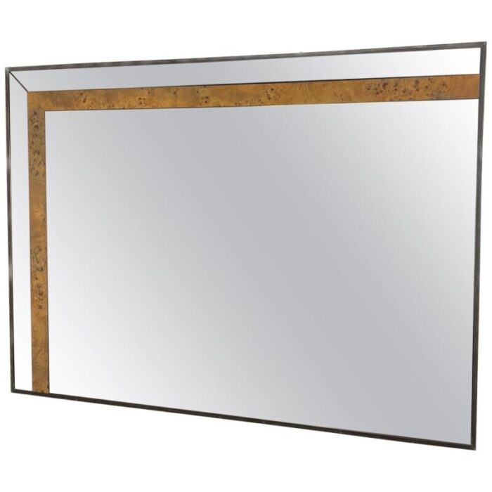 nazaret mirror with brass frame 1970 1