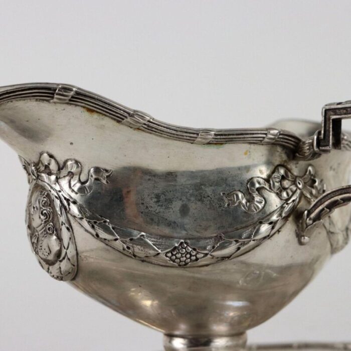 neoclassical silver sauce bowls set of 2 4