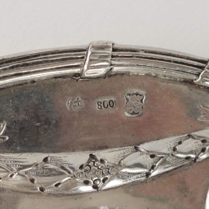 neoclassical silver sauce bowls set of 2 9