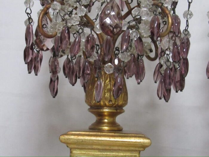 pair of vintage italian beaded lamps 3780