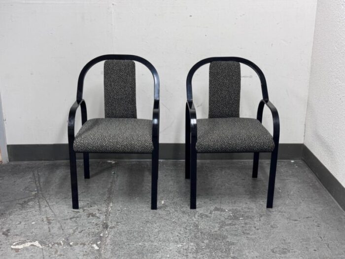 post modern vintage arm chairs a pair 8296