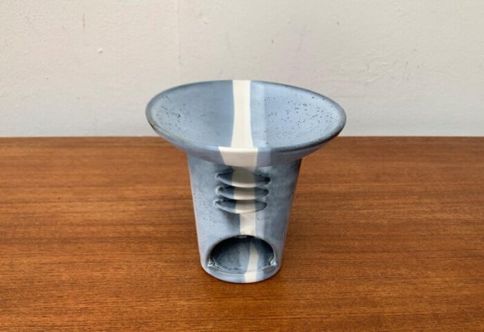 postmodern german studio pottery abstract candleholder and aroma lamp 1980s 11