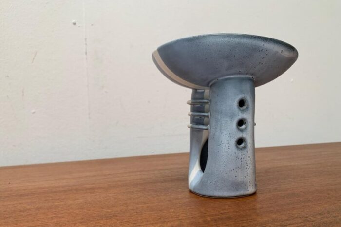 postmodern german studio pottery abstract candleholder and aroma lamp 1980s 15