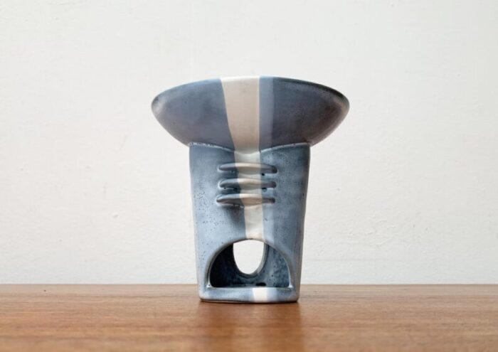 postmodern german studio pottery abstract candleholder and aroma lamp 1980s 16