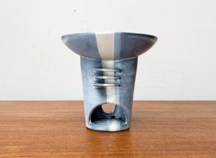 postmodern german studio pottery abstract candleholder and aroma lamp 1980s 20