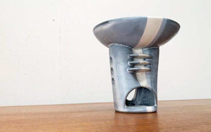 postmodern german studio pottery abstract candleholder and aroma lamp 1980s 22