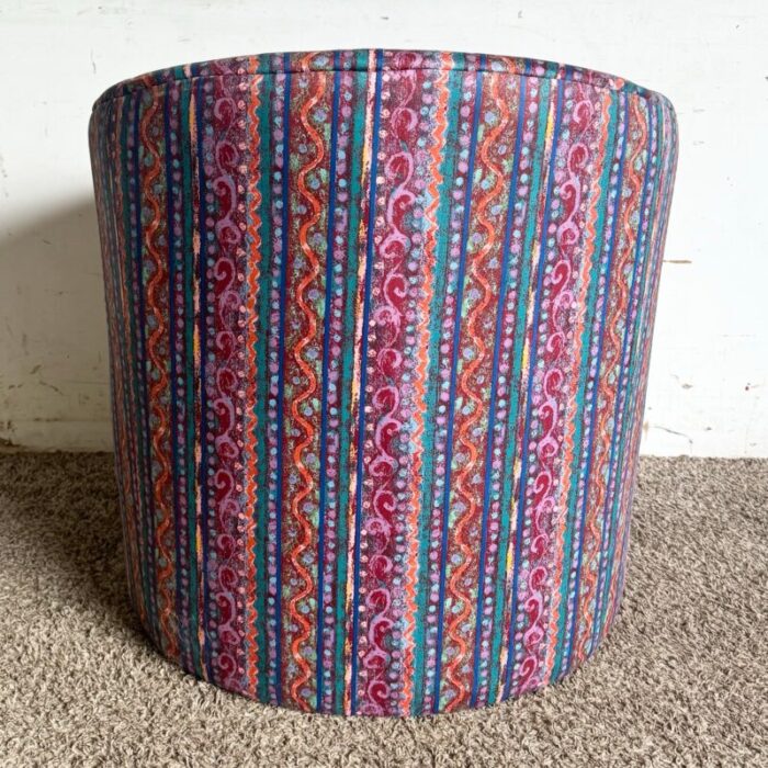 postmodern multi colored barrell chair 3417