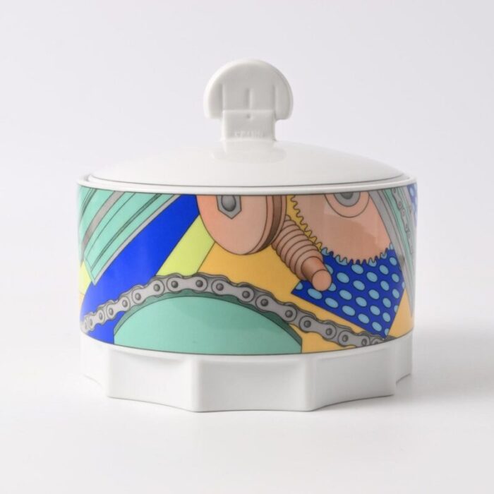 postmodern porcelain box from seltmann weiden 1980s 1