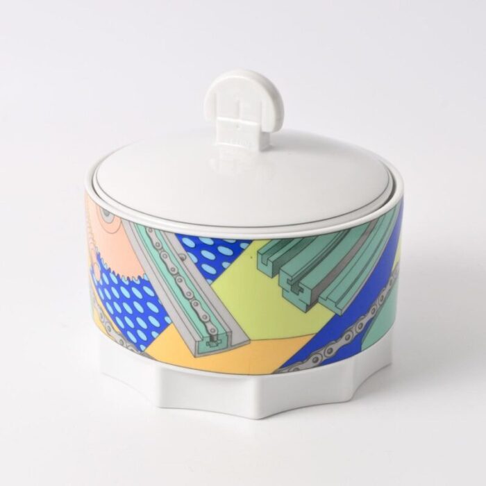 postmodern porcelain box from seltmann weiden 1980s 4