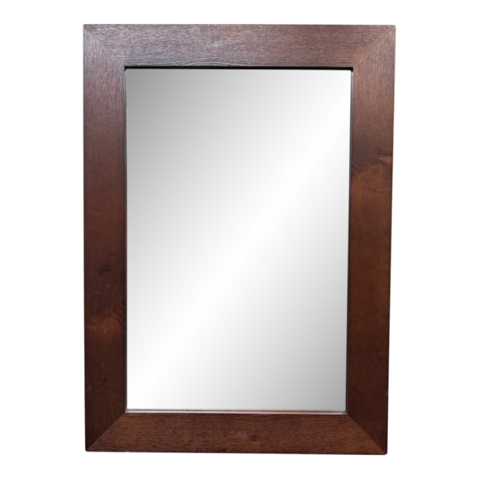 pottery barn transitional wood framed wall mirror 1962