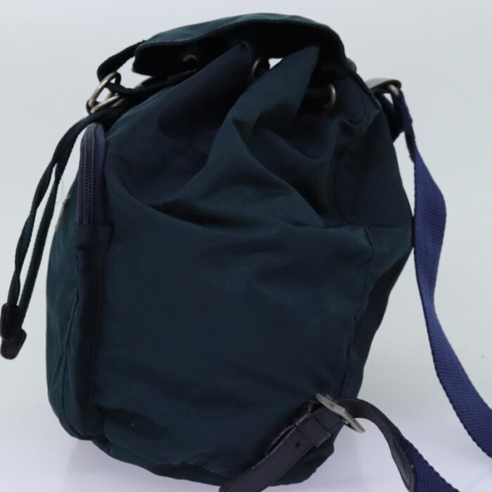 prada backpack nylon green auth 74575 0909