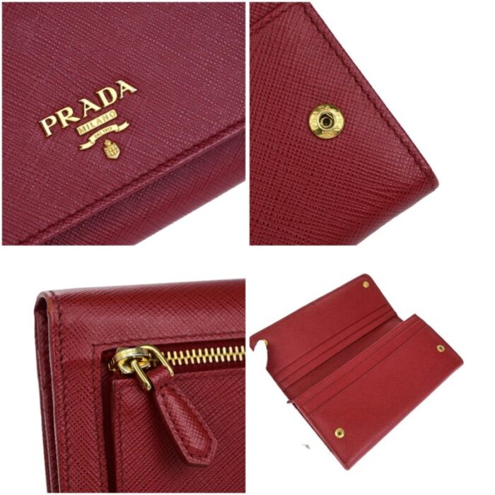 prada saffiano wallet 2354