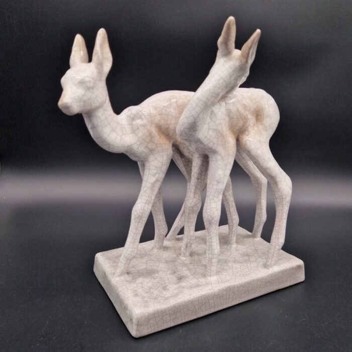 rehe figurine from else bach ceramic 1937 1