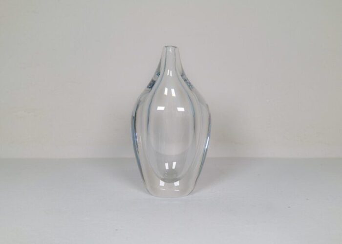 scandinavian modern glass vases by erika lagerbielke for orrefors 1990s set of 2 6