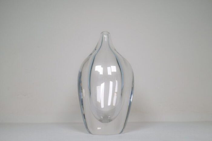 scandinavian modern glass vases by erika lagerbielke for orrefors 1990s set of 2 8