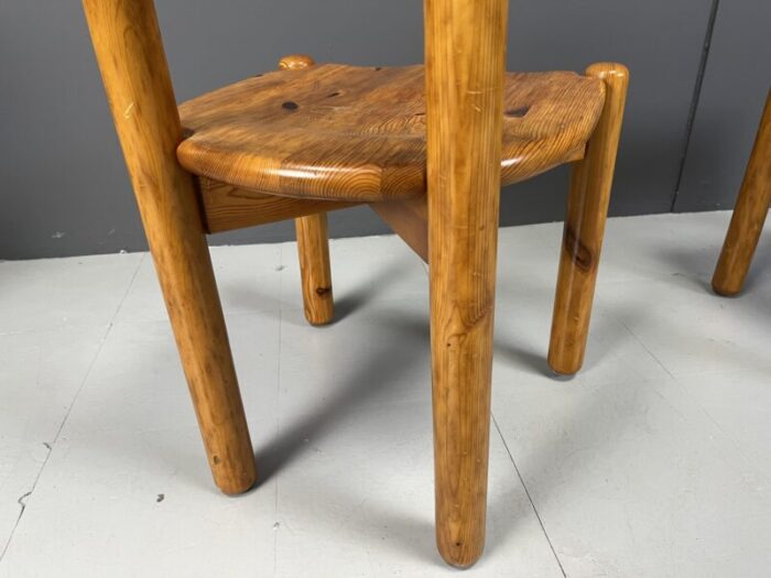 scandinavian pine dining chairs by rainer daumilier for hirtshals savvaerk 1980s set of 4 7863