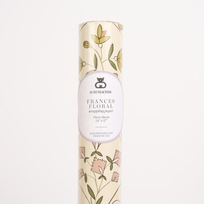 schumacher frances floral wrapping paper in petal 8072