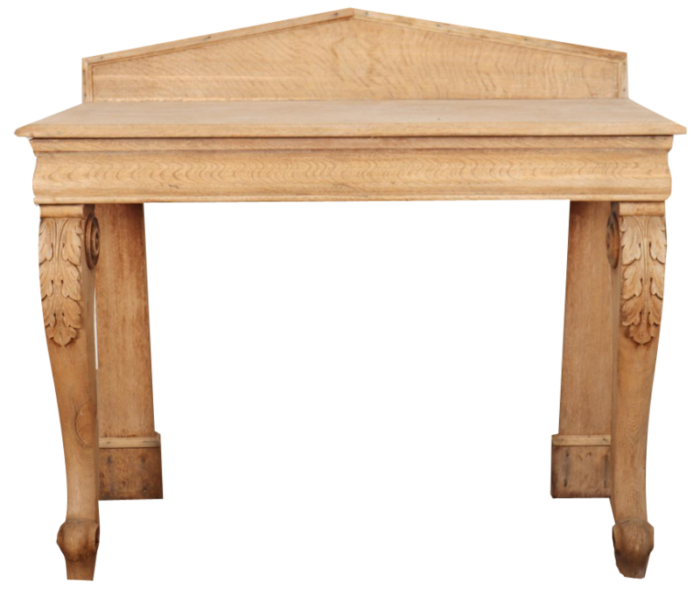 scottish bleached oak console 3354