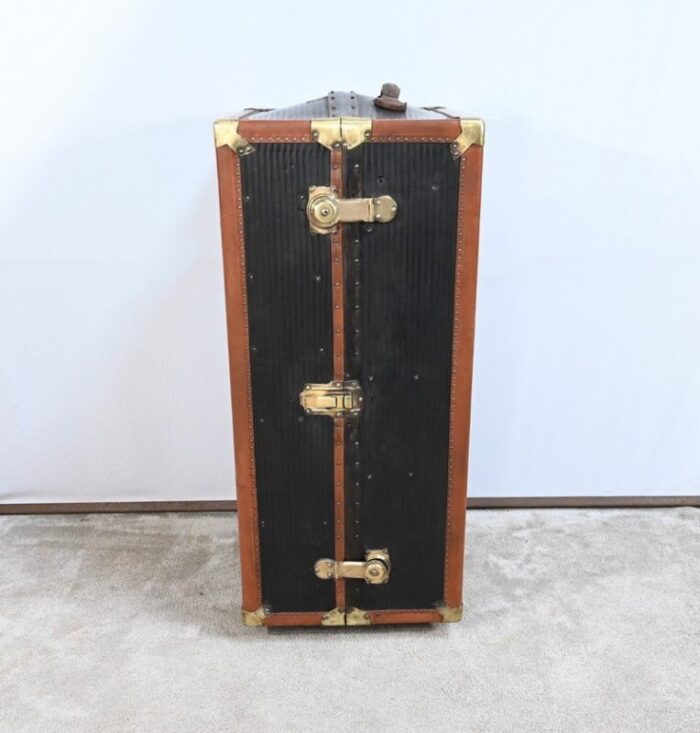 secretary trunk in mahogany interior 1900s 18