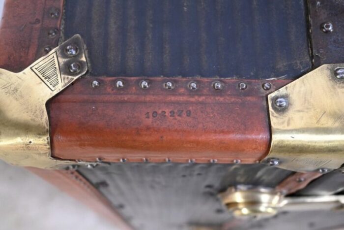 secretary trunk in mahogany interior 1900s 9