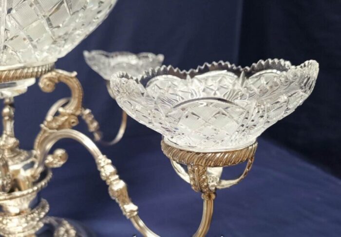 silver plated centrepiece from sheffield set of 2 3