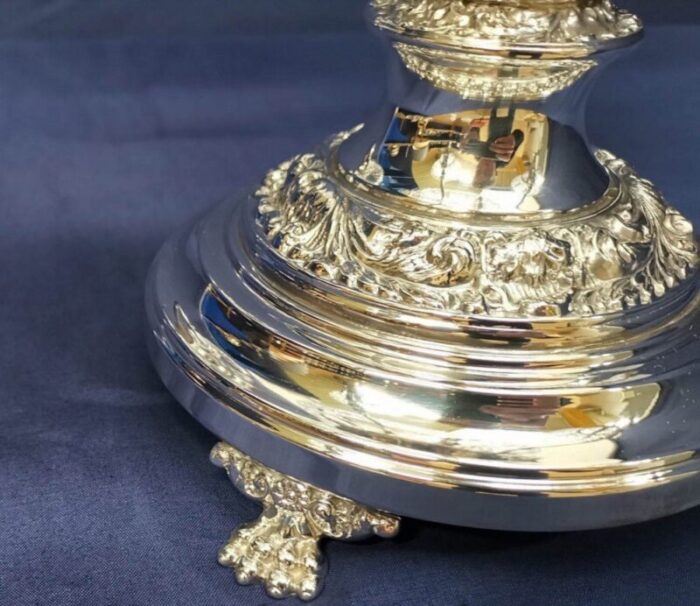 silver plated centrepiece from sheffield set of 2 6