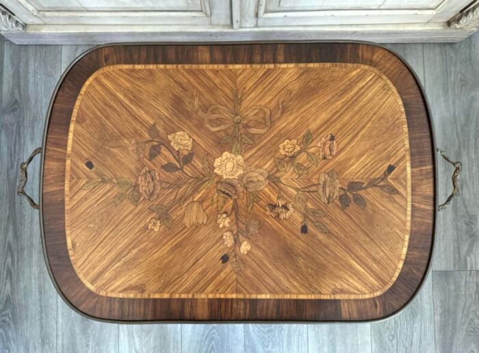 small french antique coffeetray table 1692