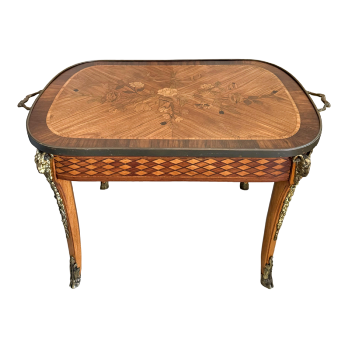 small french antique coffeetray table 9965