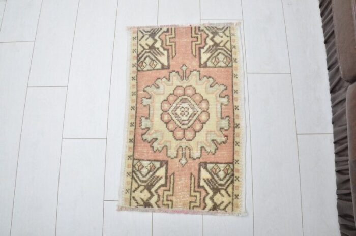 small handmade rug 1960s 5